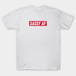 Streetwear Sassy AF Aesthetics Vaporwave T-Shirt